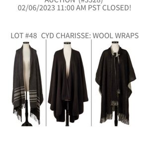 Cashmere wrap from Movie star Cyd Charisse Estate